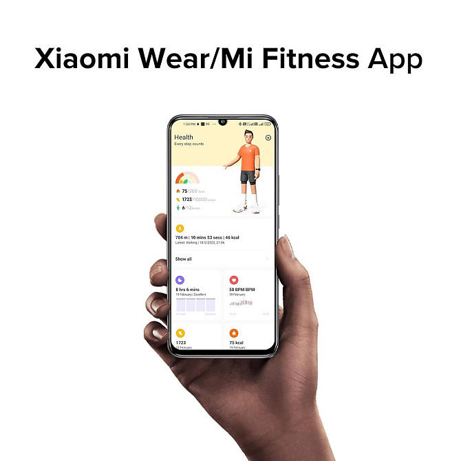 Смарт-часы Redmi Watch 2 Lite с GPS, мониторингом пульса, сна, стресса, SpO2, 100+спортивных режима, Киев - изображение 9