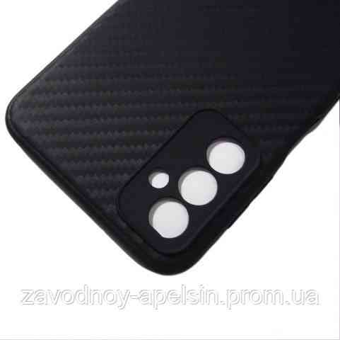 Samsung M23 M235 Чохол силіконовий Карбон (чорний) Одеса