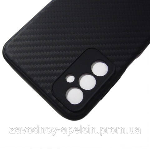 Samsung M23 M235 Чохол силіконовий Карбон (чорний) Одеса - фото 2