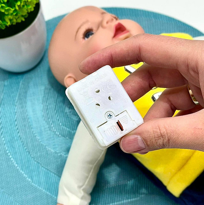 Лялька-пупс м'яконабивна з соскою та звуковими ефектами укр мова 44см Вид 4 (M 5924 І UA) Чернігів - фото 3