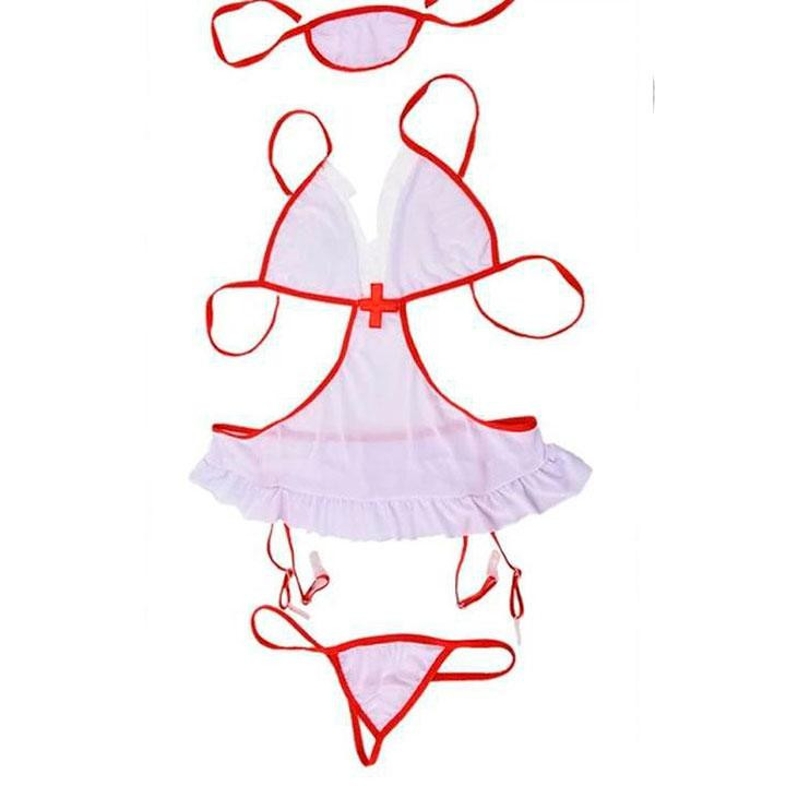 Рольовий костюм медсестри з підв'язками для панчох L-XL Вінниця - фото 8