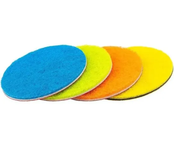 Скотч-брайт на липучке Ø125 P60 A-C/I (помаранчевий) Харків