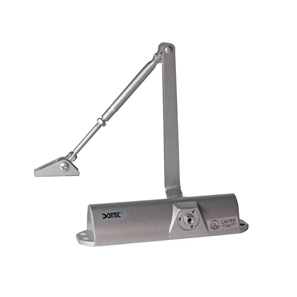 Дверний доводчик Dortec DT-83H Silver з фіксацією дверей у відчиненому положенні (63-00033) Київ - фото 6