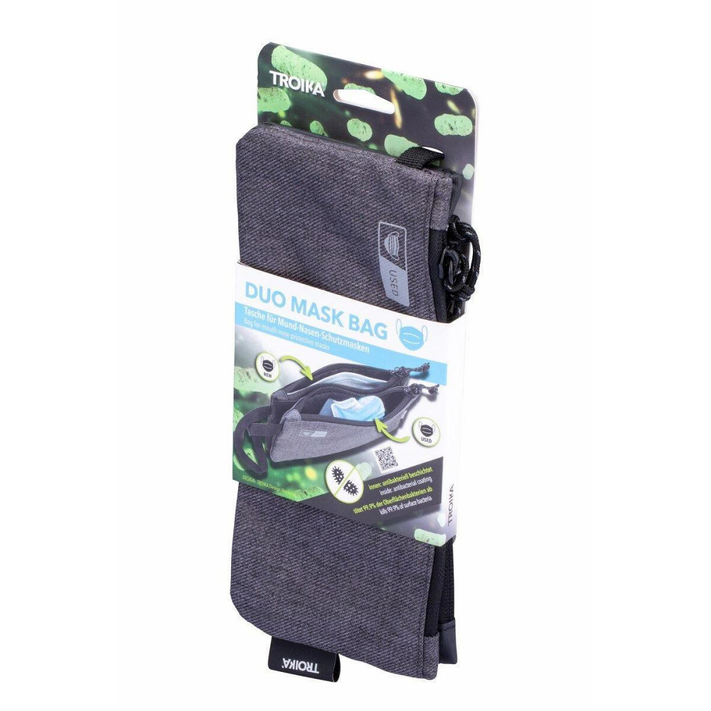 Сумка для защитных масок Troika антибактериальное покрытие Винница - изображение 6
