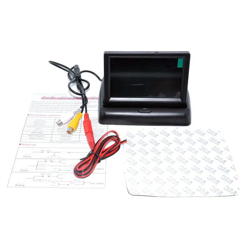 Автомобильный дисплей DS-4k экран 4.3'' с камерой заднего вида (Черный) Винница - изображение 6