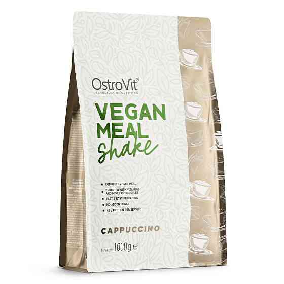 Протеїн Ostrovit Vegan Meal Shake 1000 g (Cappuccino) Луцьк