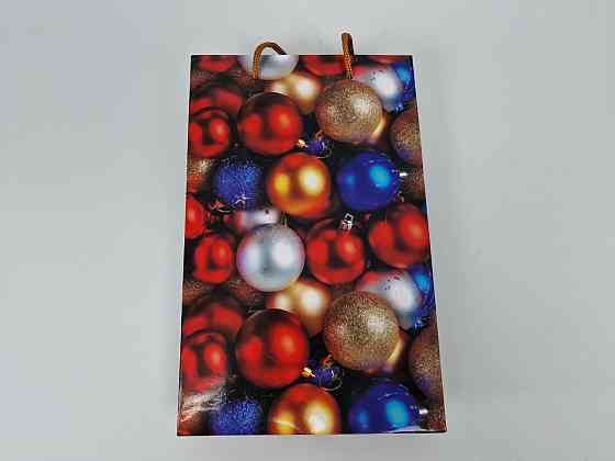 Новорічні пакети для подарунків, середній 17x26x8-016 (12 шт.) Харків