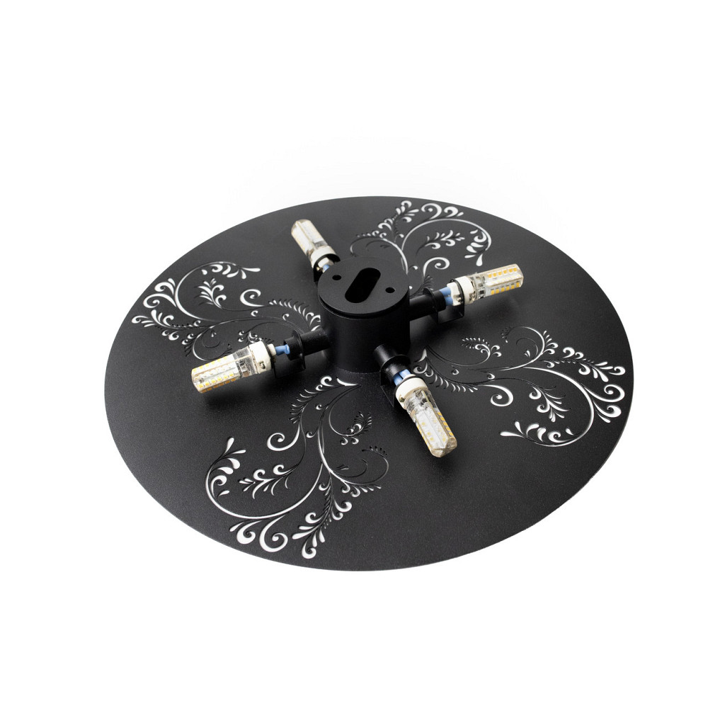 Світильник настінний MSK Electric Disk бра з візерунком під 4 лампи G4 NL 40300 Київ - фото 5