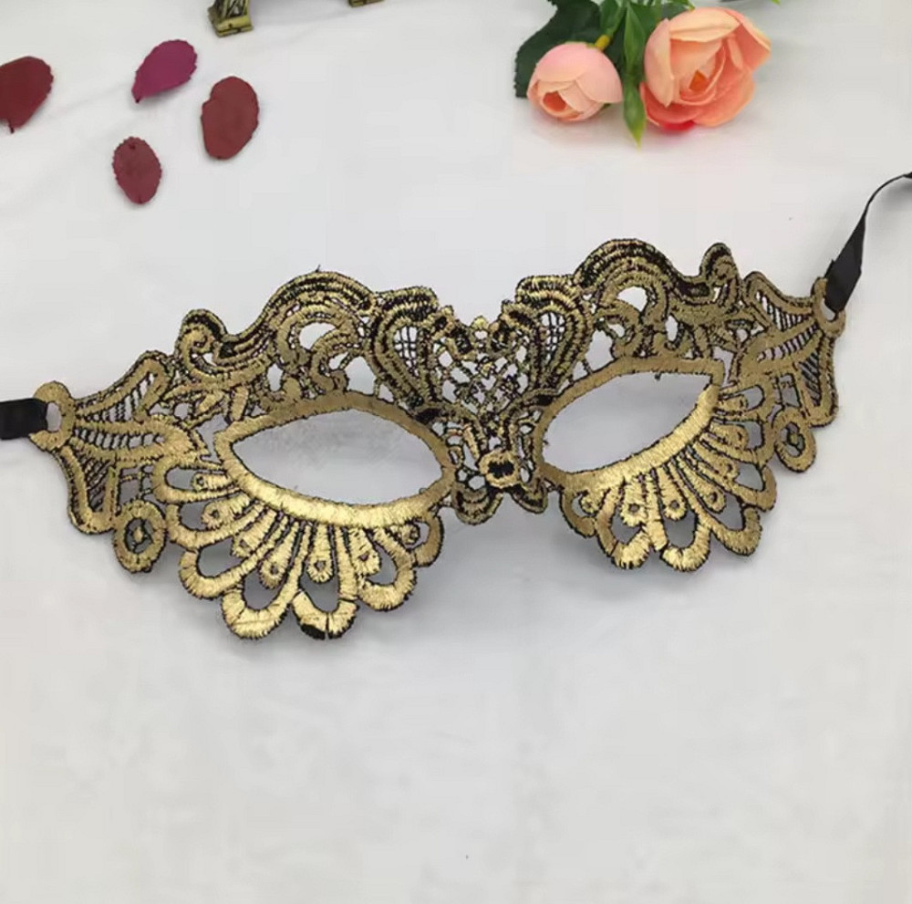Венеціанська маска one size золотистий Київ - фото 1