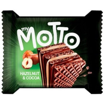 Вафлі MyMotto Горіх і какао 34 г (3800205876861) Вінниця - фото 1