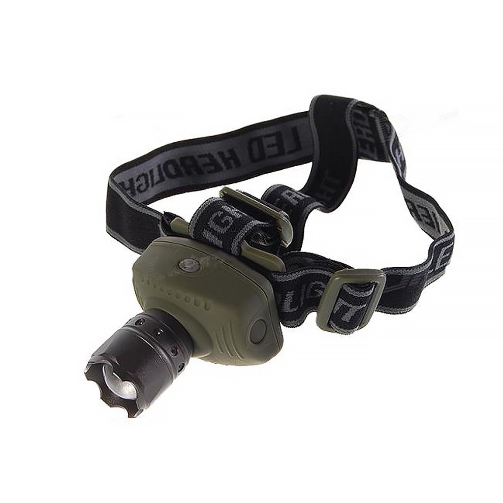 Налобний воєнний ліхтар із суперзумом на 250 метрів WATTON WT-053 від 3 батарейок ААА, світло Cree Q5 130 люмен Кам'янець-Подільський - фото 8