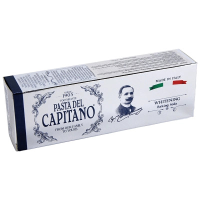 Зубная паста Pasta del Capitano Отбеливающая с содой 75 мл (8002140037900) Винница - изображение 3