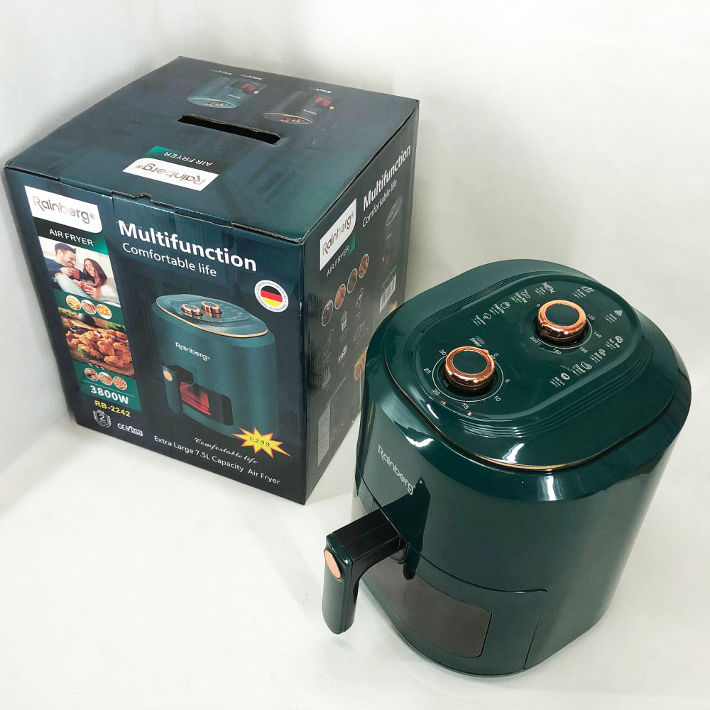 Аерогриль для випічки, Картопля фрі без рослинної олії, Аерофритюрниця для смаження без додавання олії QL-13 Львів - фото 11