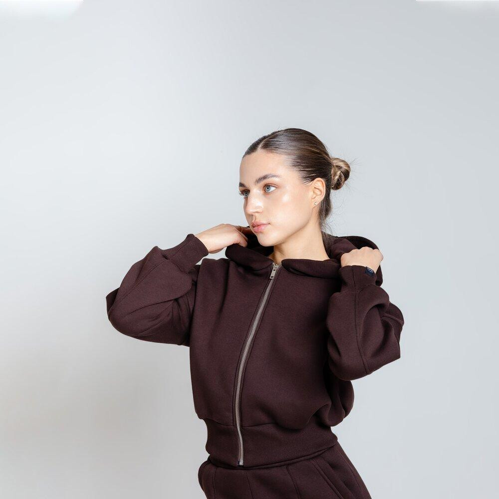 Костюм Pobedov повседневный женский шоколадный, Костюм Pobedov Elegant женский шоколадный Киев - изображение 4