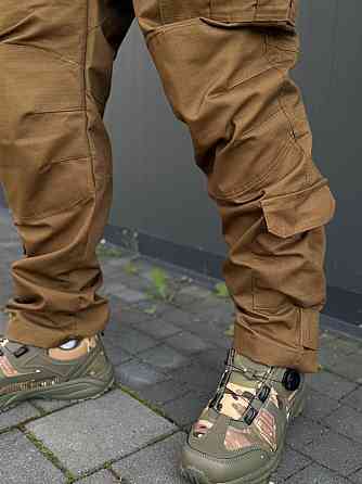 Літні чоловічі штани койот ріп-стоп, штурмові бойові тактичні штани для армії Львів