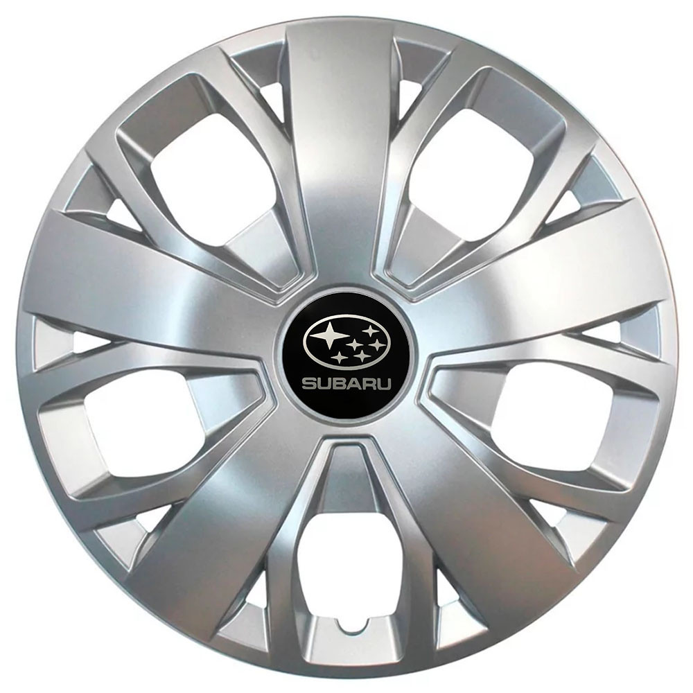 Автомобільні модельні ковпаки R16 Subaru 420 4шт, SJS, сріблясті Київ - фото 1