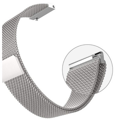 Ремешок для смарт-часов BeCover для Samsung Galaxy Watch 46mm/Watch 3 45mm/Gear S3 Classic/Gear S3 Frontier Silver (707787) Винница - изображение 2