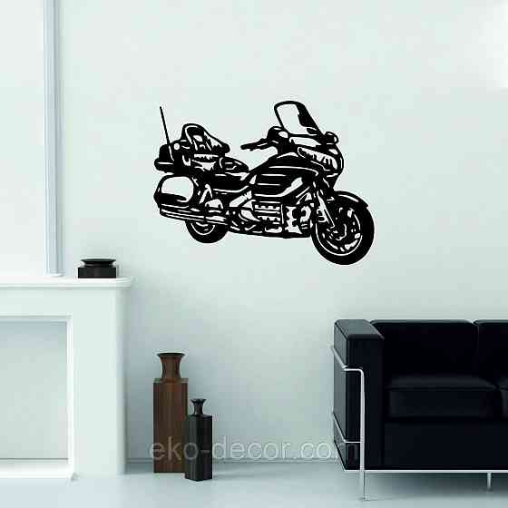 Декоративное настенное Панно «Мотоцыкл» Декор на стену 90*66 см, Черный Киев