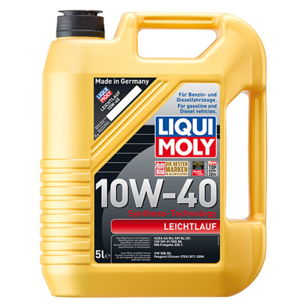 LIQUI MOLY Напівсинтетична моторна олива - Leichtlauf SAE 10W-40 5л. Коломия - фото 1