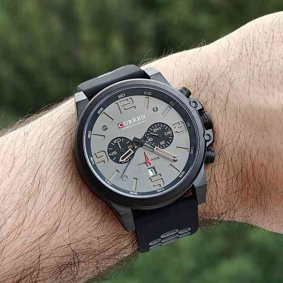 Годинник чоловічий наручний Curren Monreal Flex Grey (2 ремінці) Вінниця