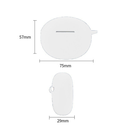 Чехол для наушников BeCover Silicon для Xiaomi Redmi Buds 4 Active White (710946) Винница - изображение 2