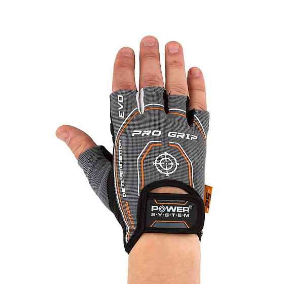 Рукавички для фітнесу Power System PS-2250E Pro Grip EVO Grey XL Каменское