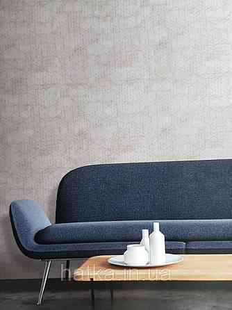 Шпалери флізелінові Decoprint Essentials EE22553 геометричні фігури, трикутники смуги ромби сірі бежеві Київ