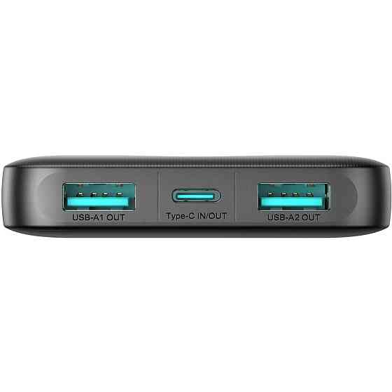 УМБ Joyroom 10000mAh 12W 2xUSB-A, USB-C In/Out, Black (JR-PBF12) Вінниця