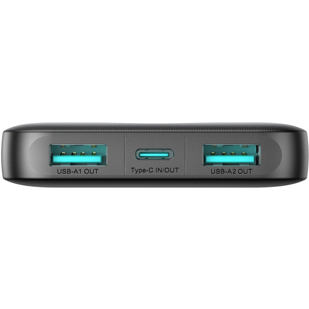 УМБ Joyroom 10000mAh 12W 2xUSB-A, USB-C In/Out, Black (JR-PBF12) Вінниця - фото 3
