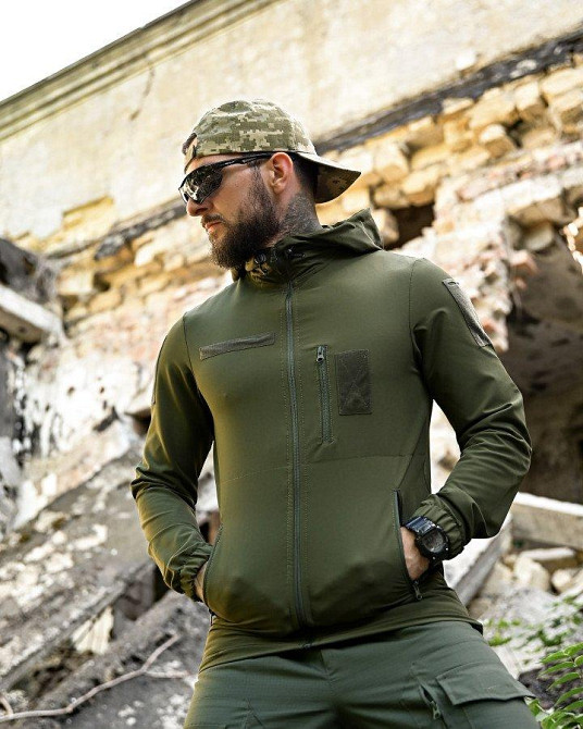 Облегченная тактическая куртка Cambodia олива ДЛ6232 Одесса - изображение 1