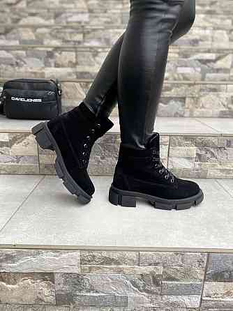 Черевики жіночі ARLEN БК-16 /1438 чорні (весна-осінь, замша натуральна) (4203) 37 Коломыя