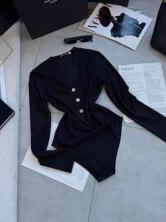 Женское теплое базовое боди из ангоры рубчик Одесса