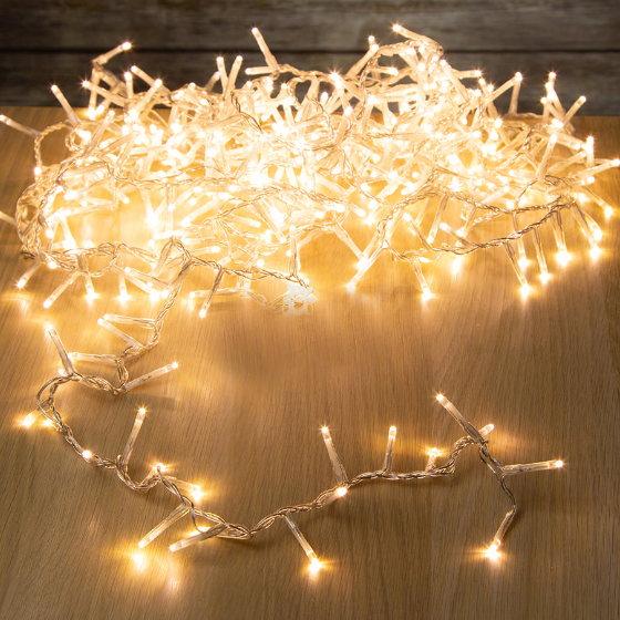 Світлодіодна гірлянда 200 Led 20м 8 режимів теплий колір USB 220V CW-G-200L20U ColorWay Житомир - фото 5