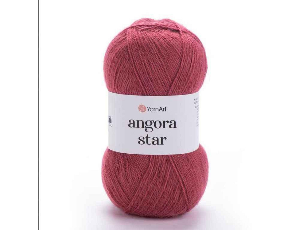 Пряжа Angora Star клюква 80% акрил 20% вовна 500м 100г 5шт/уп 570 ТМ YarnArt Київ - фото 1