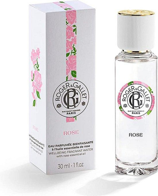Роже і Галле Парфумована вода Троянда Roger & Gallet Eau Parfumée Bienfaisante Rose, 30 мл Дніпро - фото 1