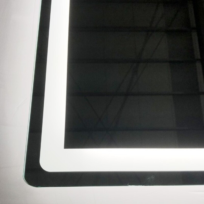 Зеркало Zerix Mirra MR05-80x80 с LED Touch, Anti-fog, диммером, регулятором яркости (ZX6058) Киев - изображение 2