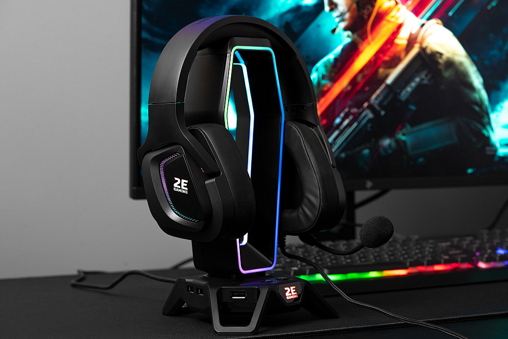 Гарнітура ігрова 2E GAMING HG340, 7.1, USB-A, RGB, 2м, чорний Киев - изображение 5