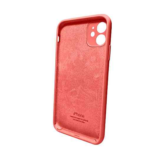 Чохол для смартфона Silicone Full Case AA Camera Protect for Apple iPhone 11 Pro Max кругл 18,Peach Киев