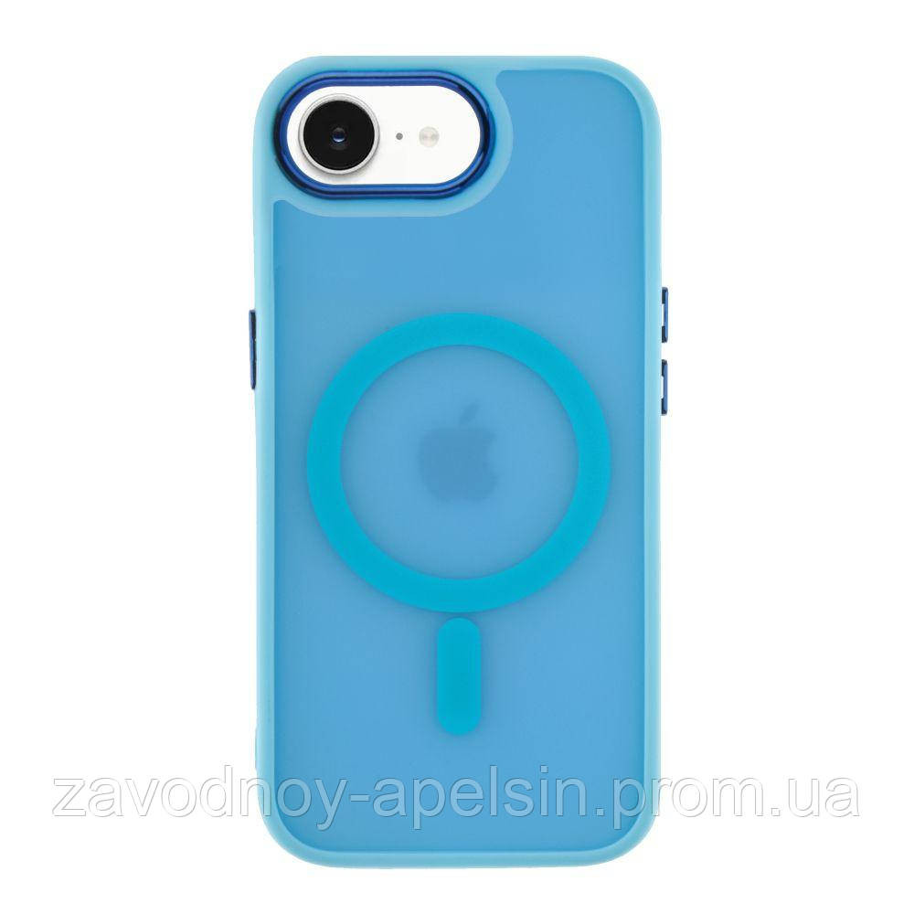 Iphone 16e Матовий чохол Магніт TPU+PC (блакитний) Одеса - фото 1