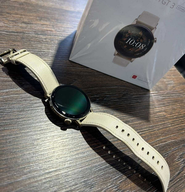 СМАРТ - Часы: HUAWEI Watch GT3 42mm. White. Киев - изображение 5