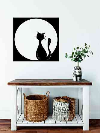 Декоративное настенное 3D Панно «Кот» Декор на стену с объемом Киев