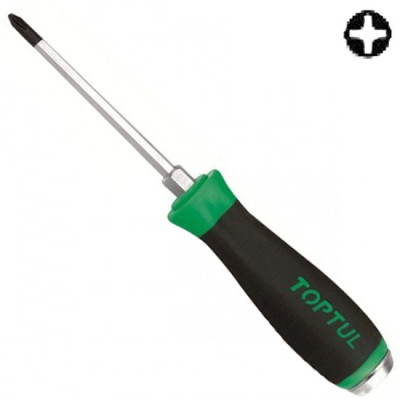 Отвертка Toptul ударная под ключ крестовая PH2x100 (FBGB0210) Винница - изображение 1