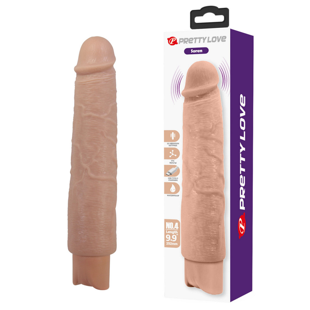 Вибратор Pretty Love Soren Realistic Vibrating Dildo Sex Aura Киев - изображение 1