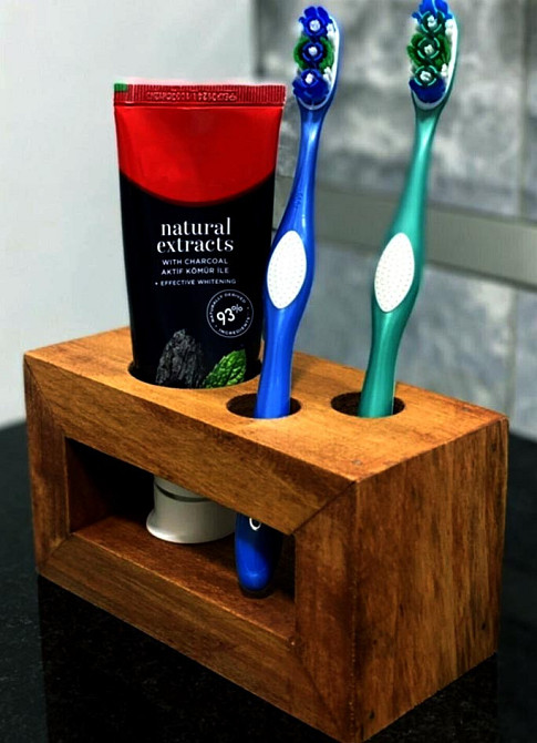 Органайзер для зубних щіток "Гранем" охра Миколаїв - фото 1