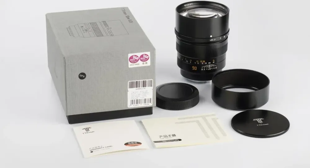 Об'єктив Ttartisan 90mm F1.25 Fuji GFX (A09GFX) Київ - фото 1