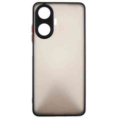 Чехол для мобильного телефона Dengos Kit for Realme C55 case + glass (Black) (DG-KM-34) Винница