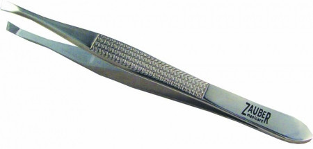 Пінцет для брів скошений Zauber косметичний Т-334 Запоріжжя - фото 2