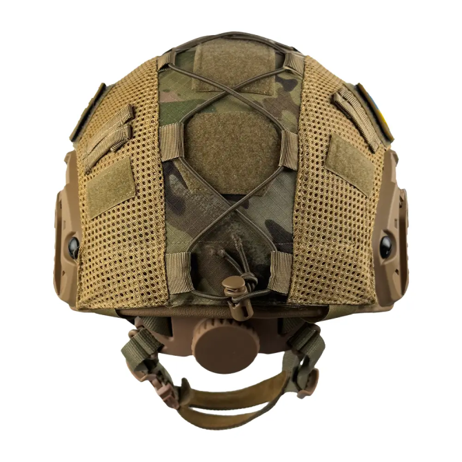 Защитный кевларовый шлем Fast Helmet NIJ IIIA (Койот) + Кавер (Мультикам) XL Винница - изображение 9