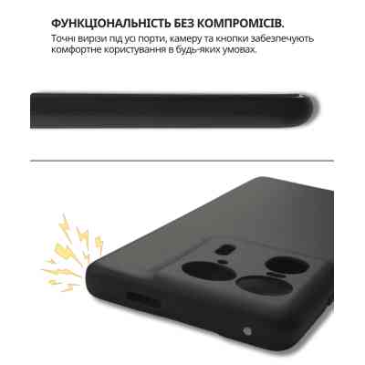 Чехол для мобильного телефона BeCover Silicone Motorola Edge 50 Ultra Black (714689) Винница