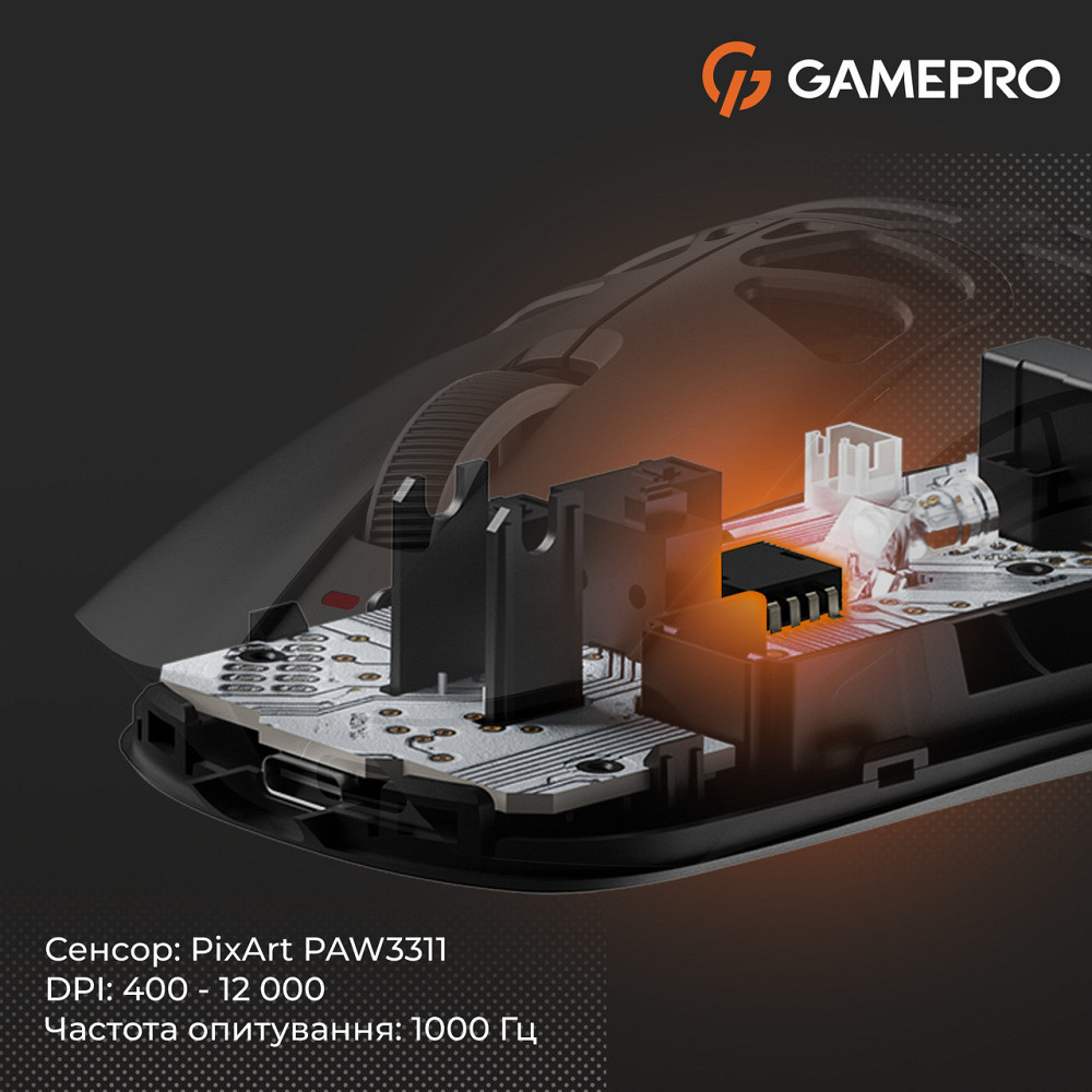 Миша бездротова GamePro Genesis Spider (GM870B) ( 26773 ) Харків - фото 20